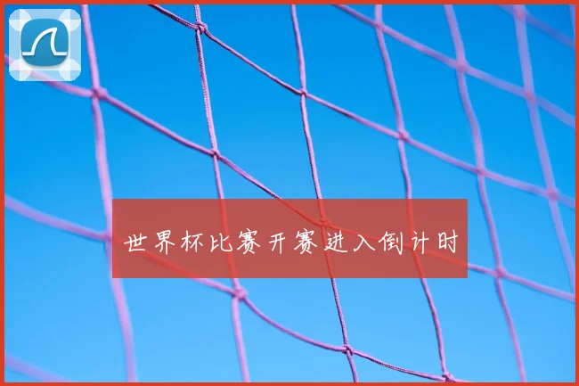 世界杯比赛开赛进入倒计时